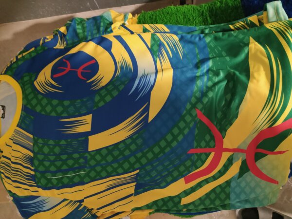 T-SHIRT DRAPEAU BERBERE REVISITE