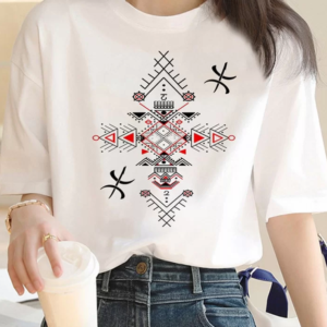 t-shirt motif berbère femm