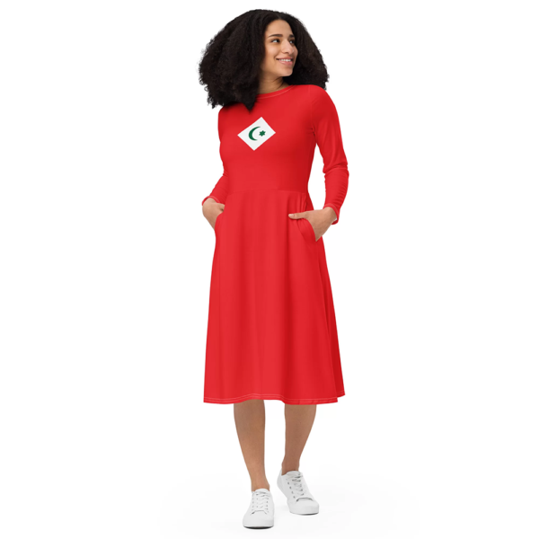Robe Drapeau Rif vue devant