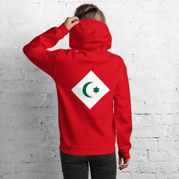 SWEAT DRAPEAU RIF ET DRAPEAU BERBÈRE vue dos