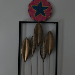 Décor Berbère – Plateau Mural Tressé à la Main