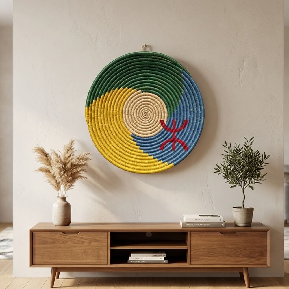 Plateaux décoratifs – Drapeau amazigh