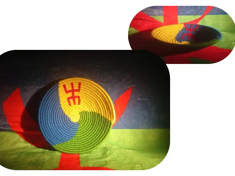 Plateaux décoratifs – Drapeau amazigh – Image 4