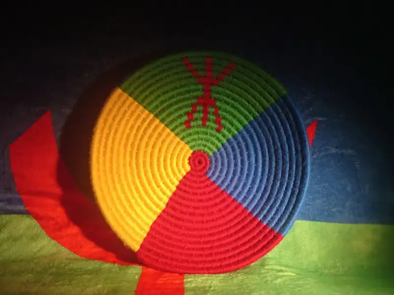 Collection Plateaux Muraux – Drapeau Amazigh – Image 3