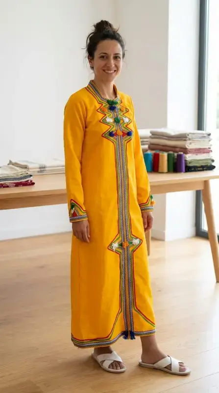 Robe berbère du Souss – Tenue amazighe traditionnelle du Maroc